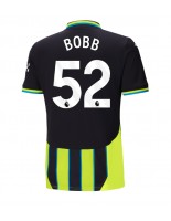 Manchester City Oscar Bobb #52 Venkovní Dres 2024-25 Krátký Rukáv